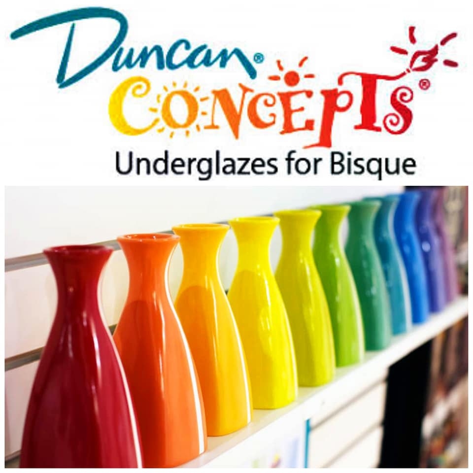 Duncan Concepts Underglazes for Bisque and Pottery Painting Cromartie