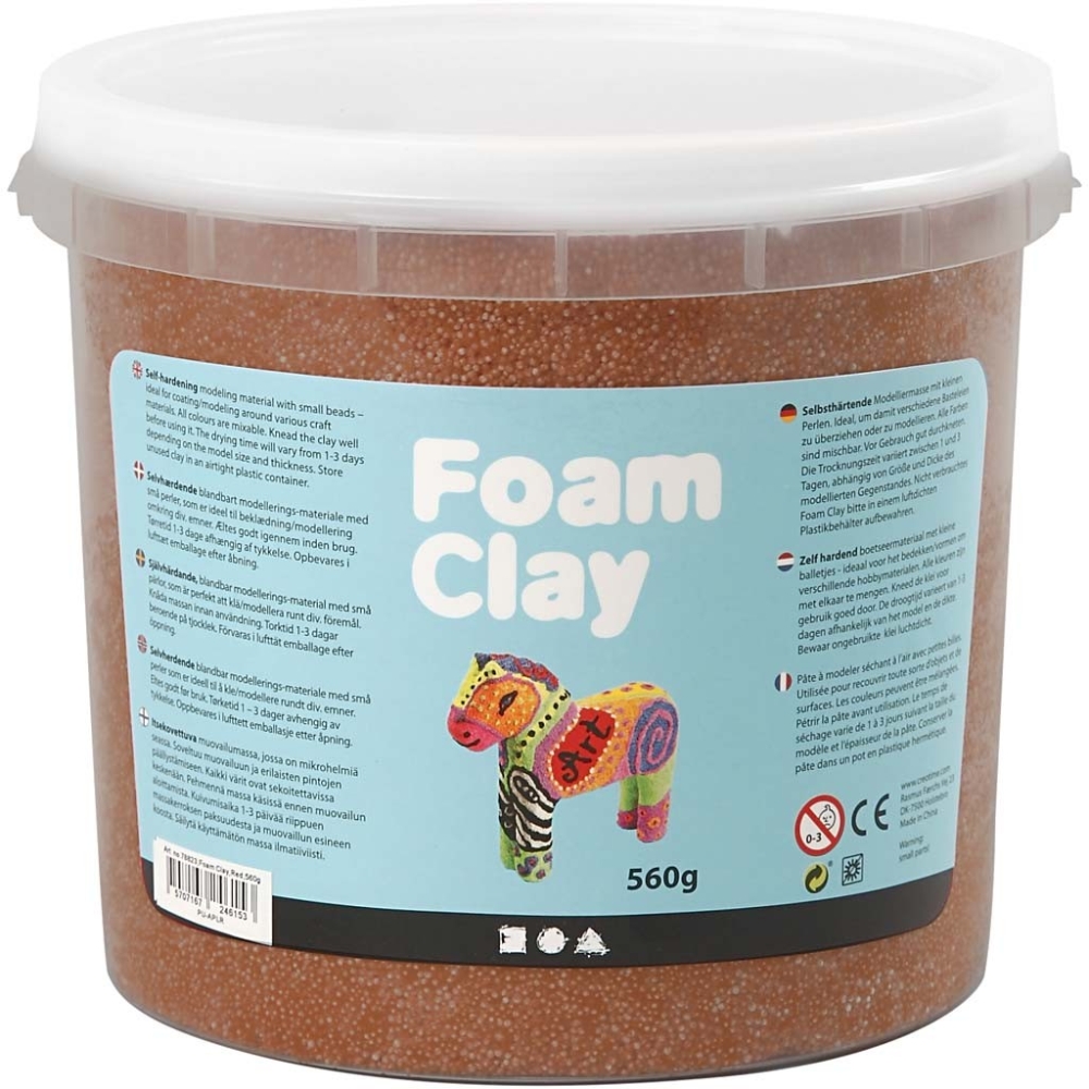 Brown Foam Clay 560g Modelling Clay for Arts & Crafts Cromartie