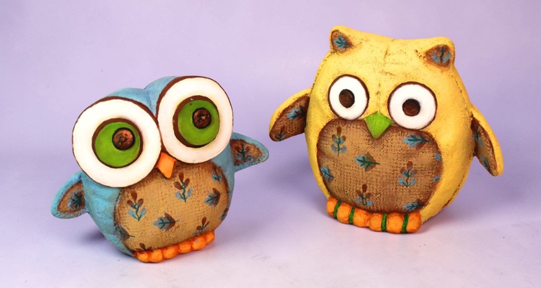 Creative Paradise ceramic moulds owls