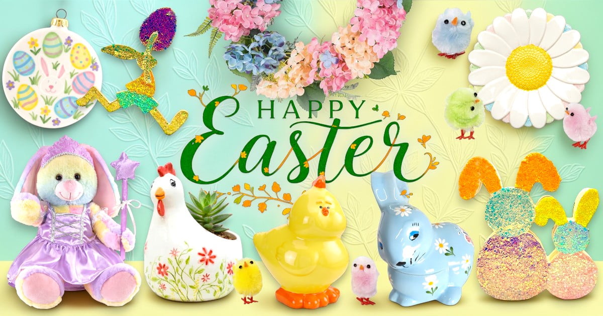 Easter crafts, Easter bisque and paint your own pottery at Cromartie Hobbycraft