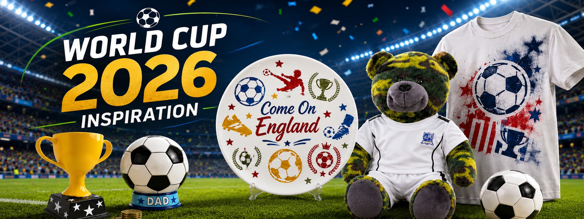 World Cup 2026 football pottery painting and craft inspiration