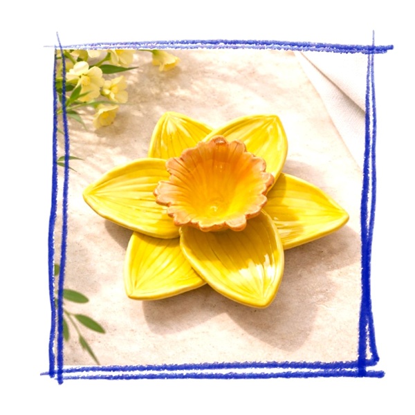 Make a Small Daffodil with Me clay workshop downloadable instruction guide