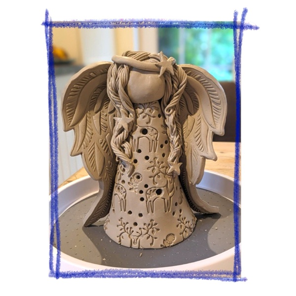 Make an Angel with Me clay workshop downloadable instruction guide
