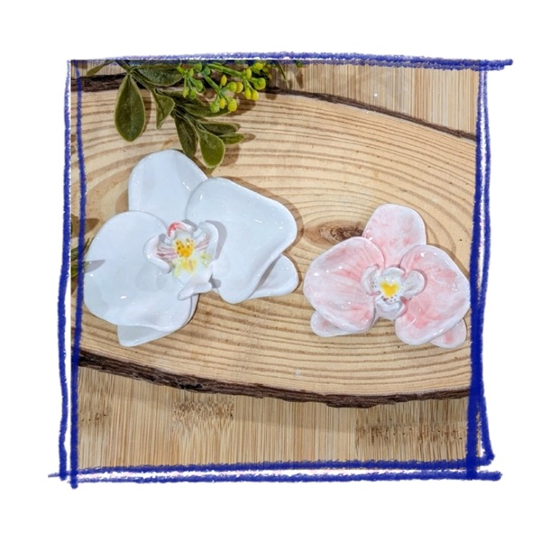 Make an Orchid with Me clay workshop downloadable instruction guide