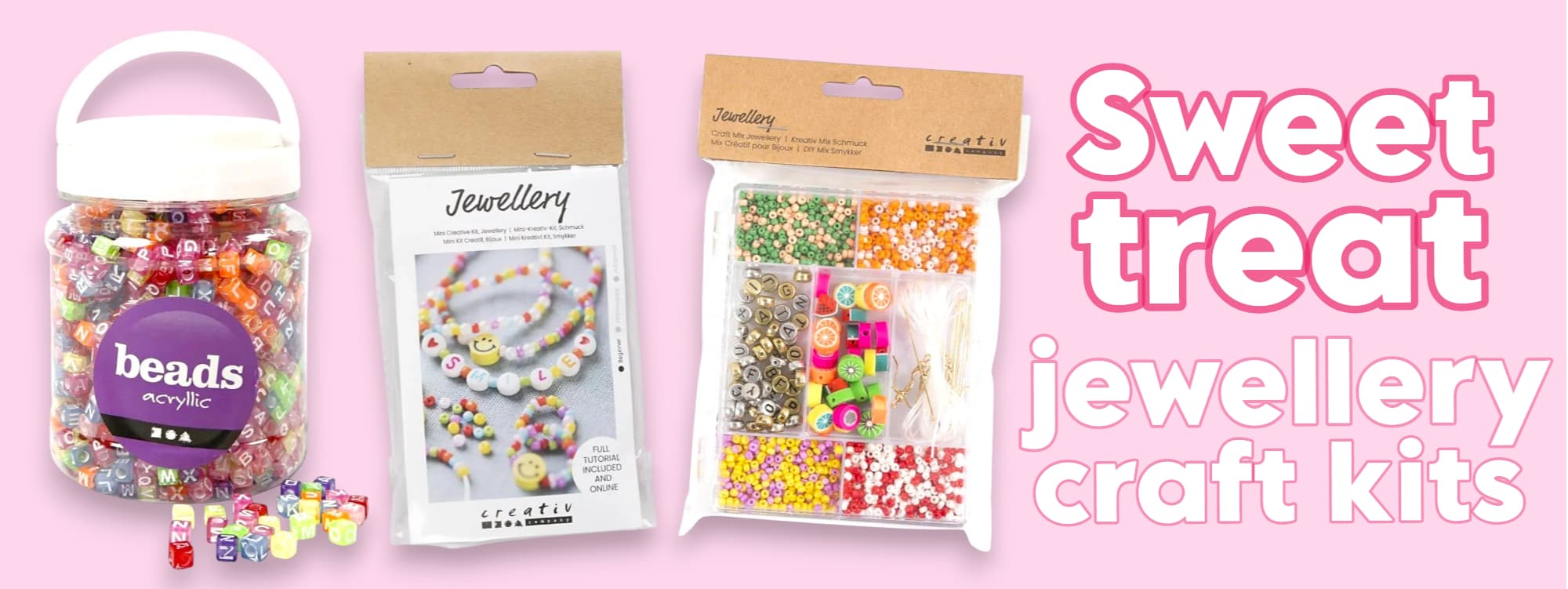 Sweet treat Easter jewellery craft kits