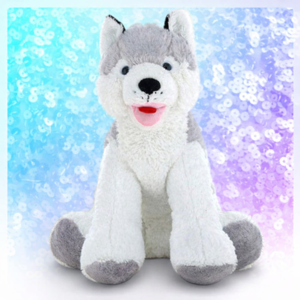 Finished Teddy Mountain plush ready for gifting