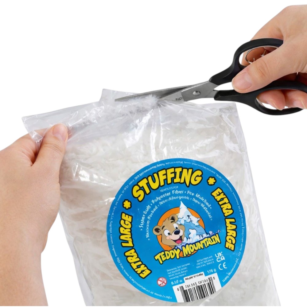 Teddy Mountain hand stuffing pack ready to use