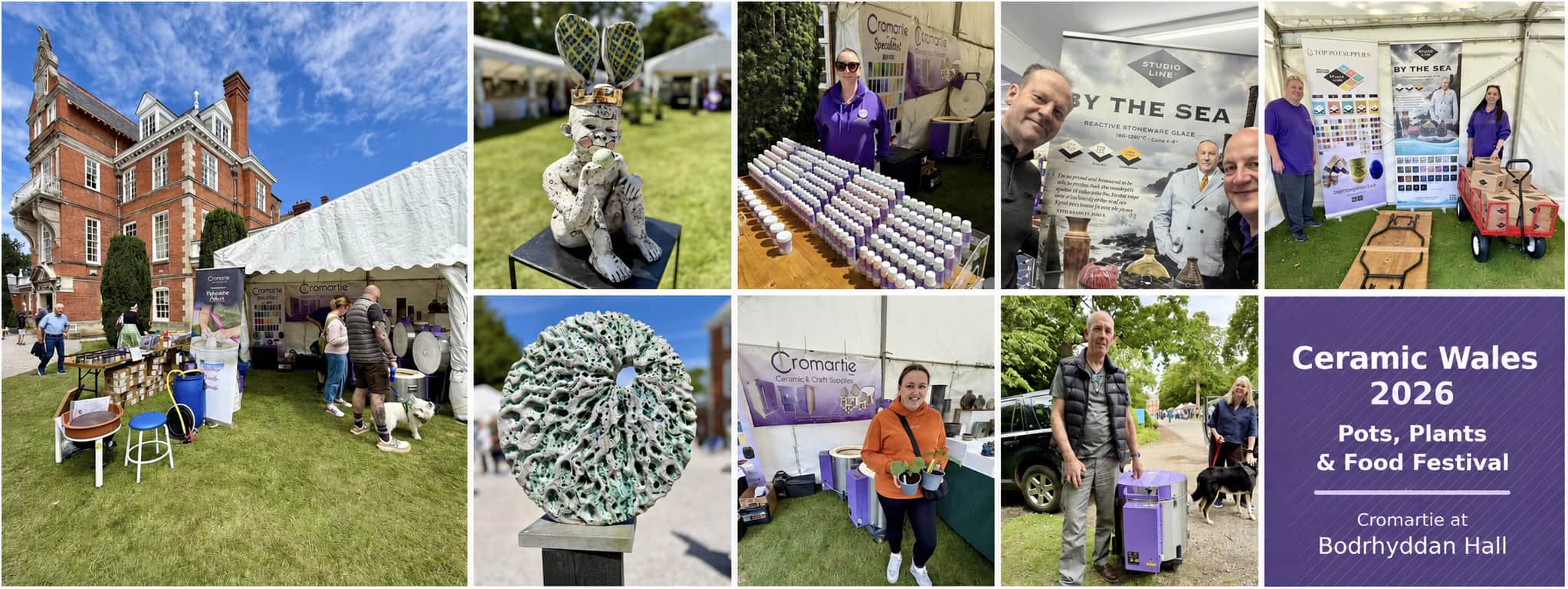 Cromartie at Ceramic Wales 2026 Pots, Plants and Food Festival at Bodrhyddan Hall
