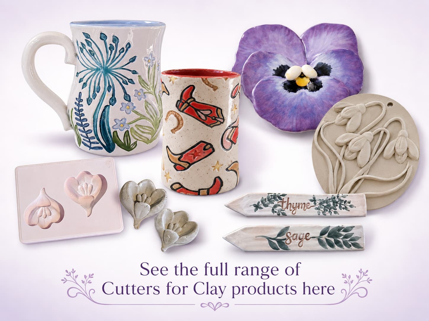 Cutters for Clay moulds, cutters and formers available from Cromartie Hobbycraft