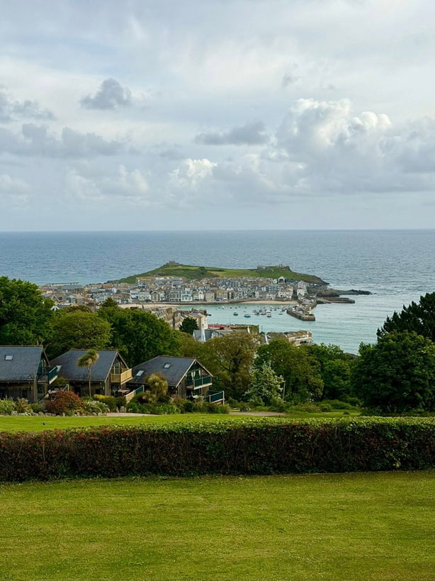 Sea view from Fired Cornwall 2026 at Tregenna Castle Resort in St Ives