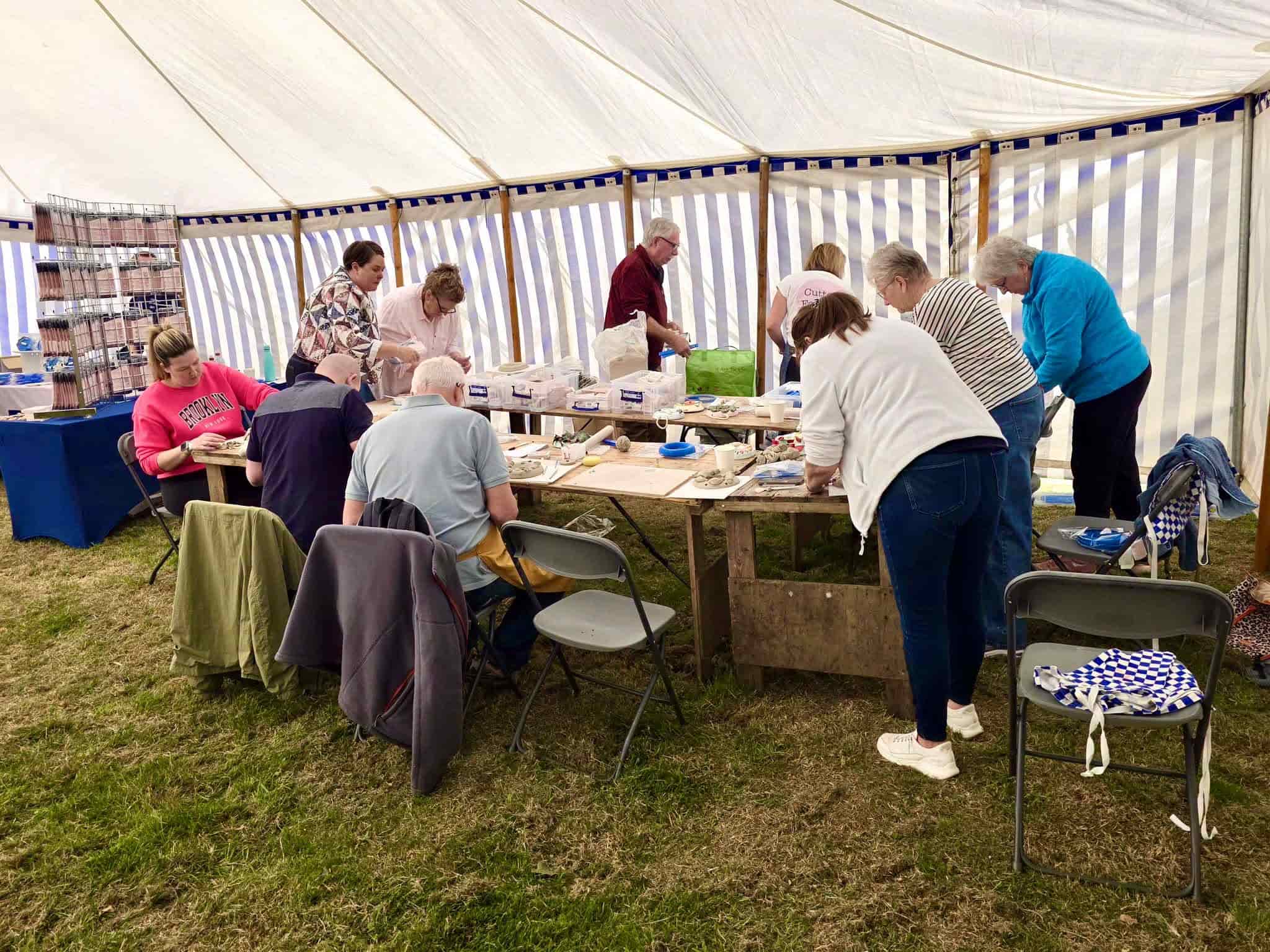 Anna from Cutters for Clay at Fired and Inspired Pottery Festival 2026