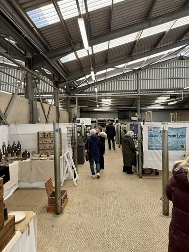 View across Potfest Melton Mowbray exhibition stands