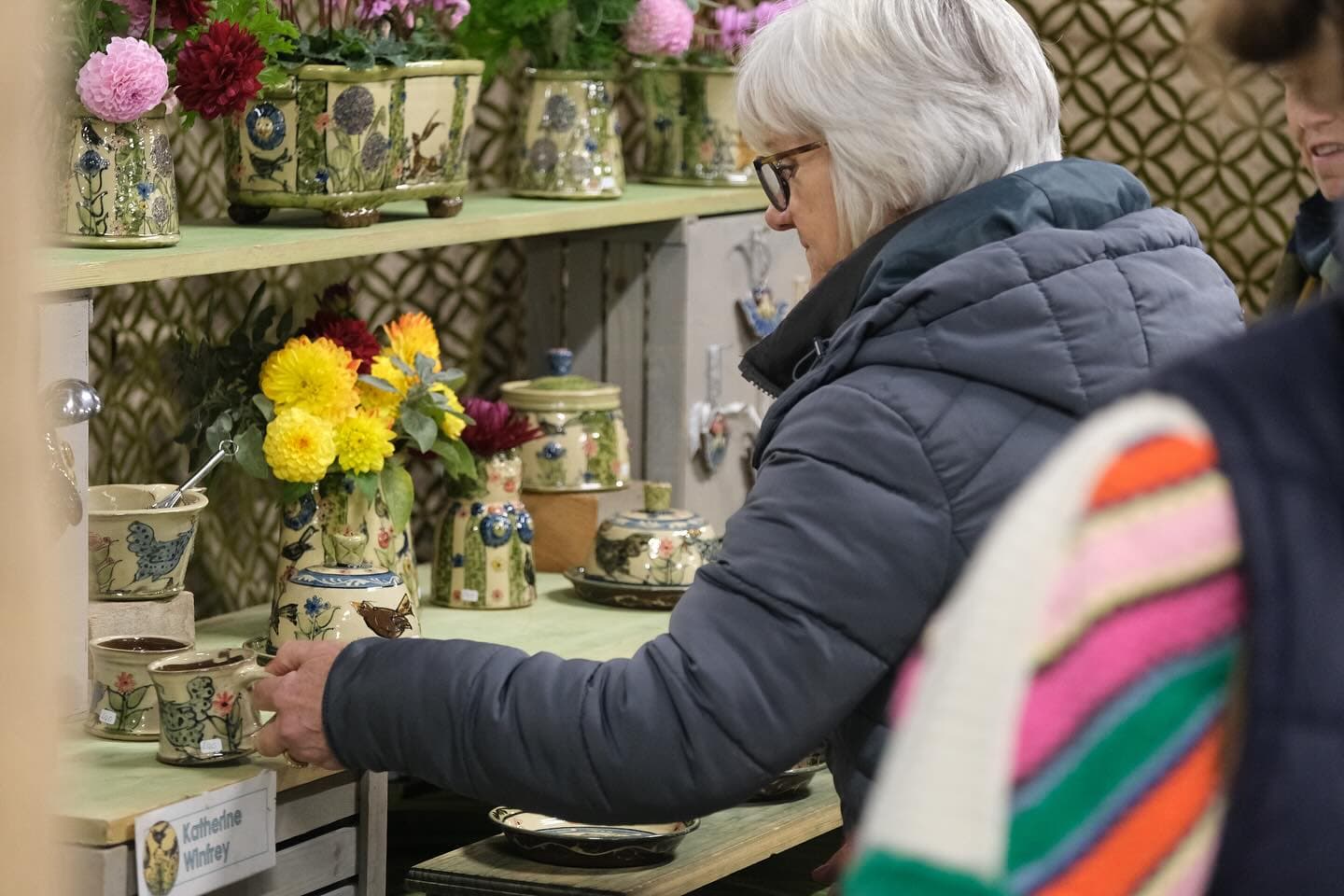 Potfest in the City Scotland – visitors browsing handmade ceramics at The Briggait in Glasgow
