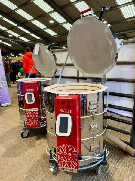 Potfest visitors exploring Cromartie stand