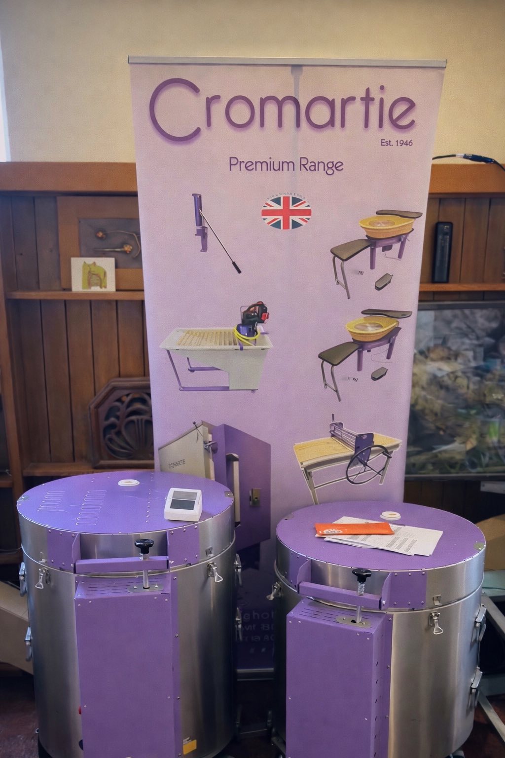 Eco Hobbytech kilns and the Cromartie trade stand at Toasted Ceramic Fair